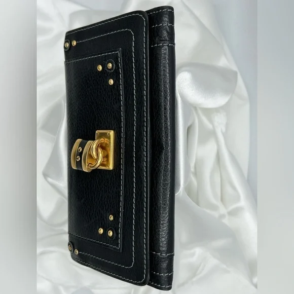 NEW ARRIVAL: CHLOE Paddington Black Leather Bifold Wallet - Picture 6 of 11